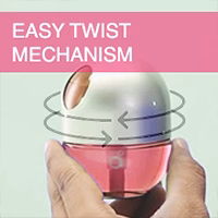 Godrej Aer Twist, Car Air Freshener Petal Crush Pink 45g - Image 4
